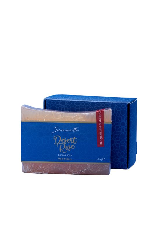 Sirenetta Desert Rose Loofah Soap Oud & Rose